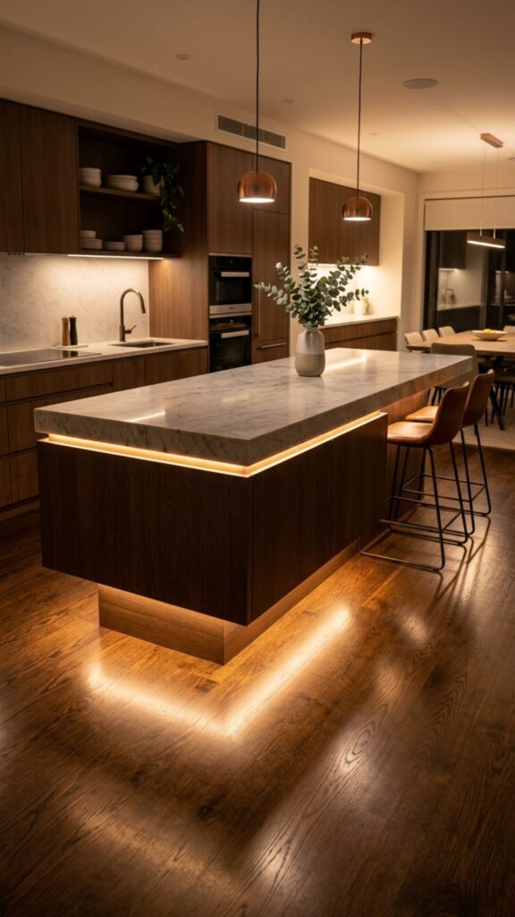 12. Under-Counter Accent Lighting