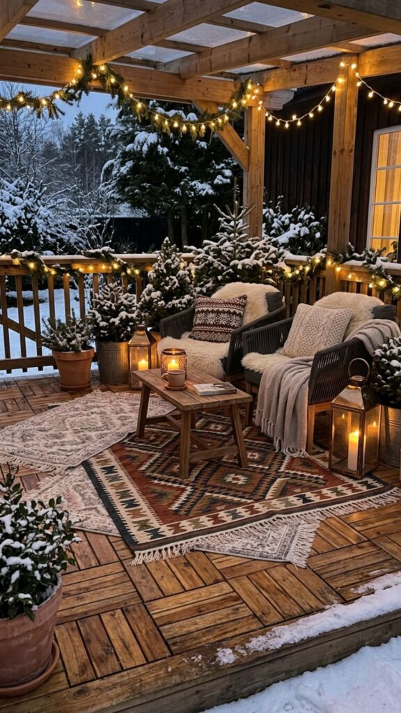 13. Add Warm Flooring Materials