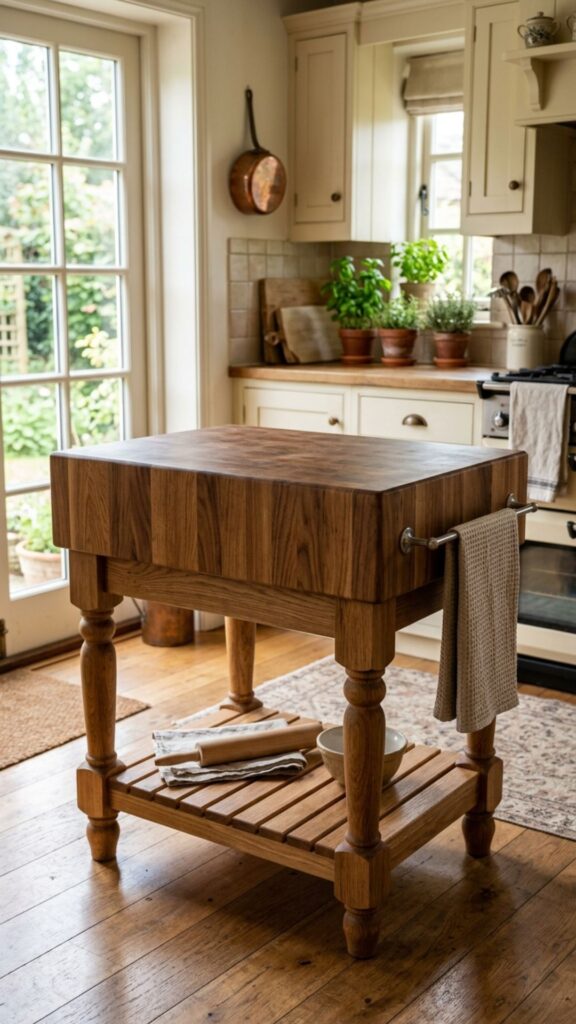 13. Add a Freestanding Butcher Block