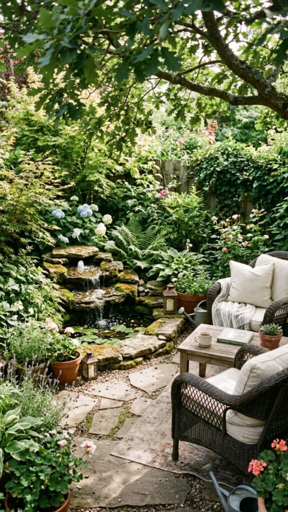 13. Add a Water Feature for Calm