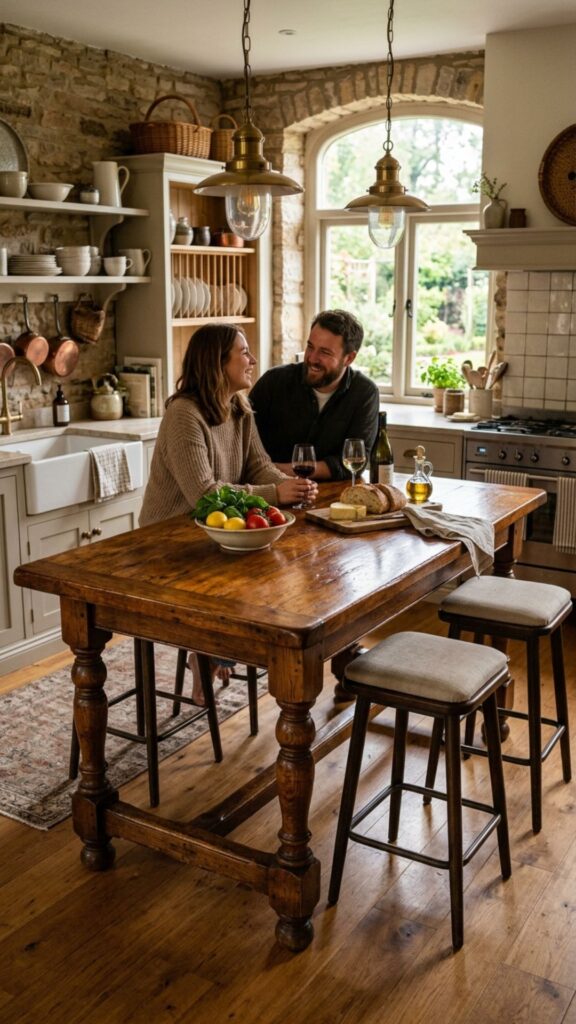 13. Antique Table Repurposed
