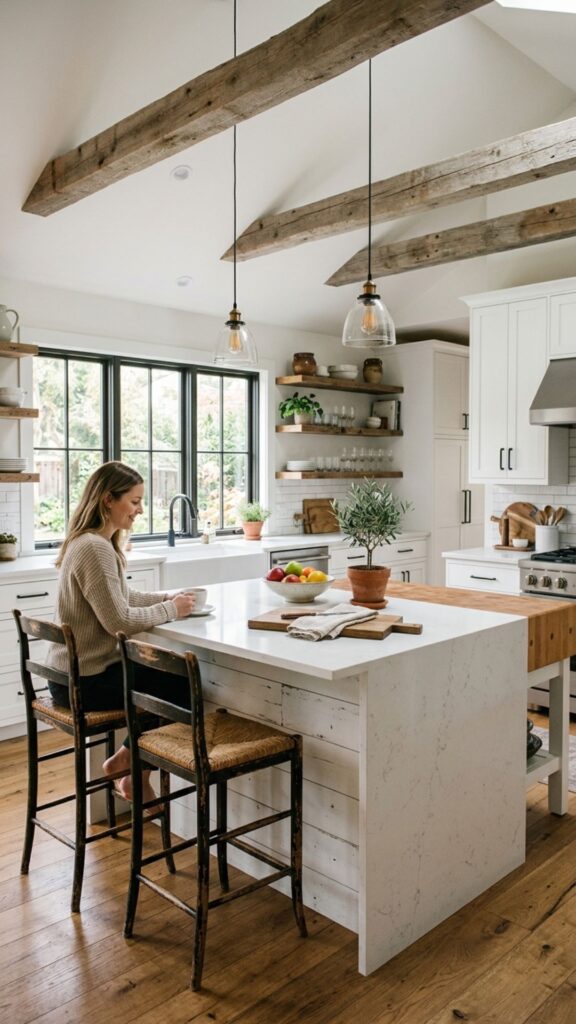 13. Blend Modern and Farmhouse Styles
