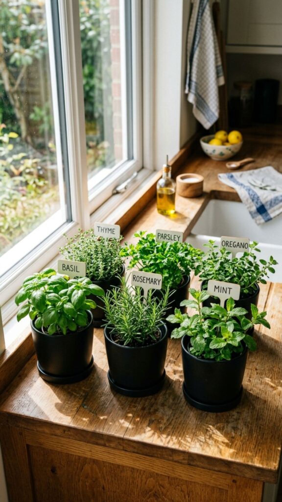 13. Cluster Herbs for a Functional Display