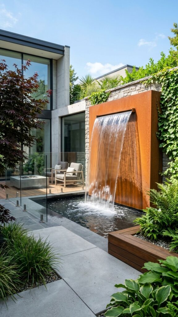 13. Corten Steel Water Blade