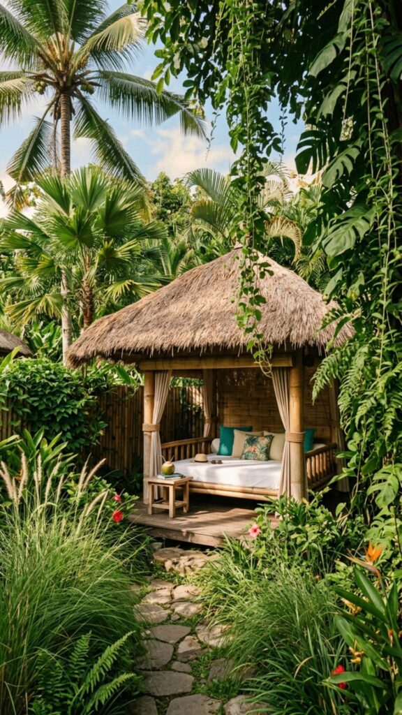 13. Frame the Space With Greenery