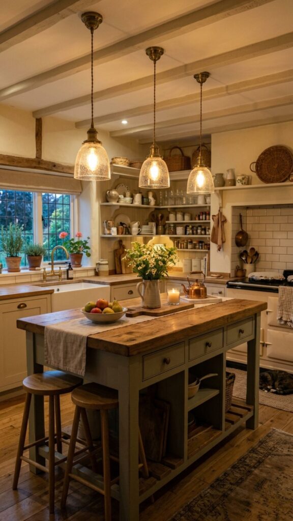 13. Hang Pendant Lights Above