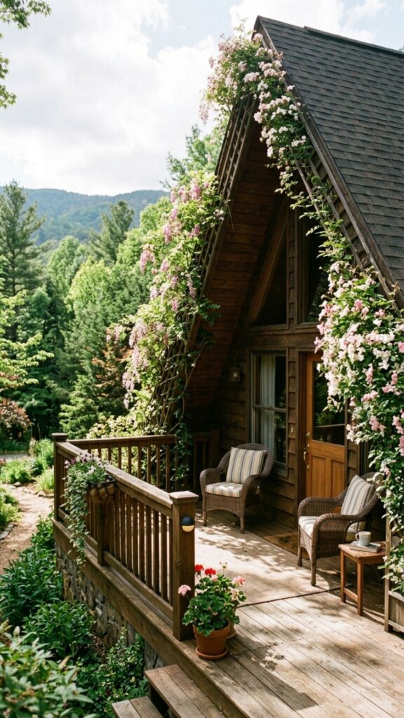13. Incorporate Climbing Vines or Greenery