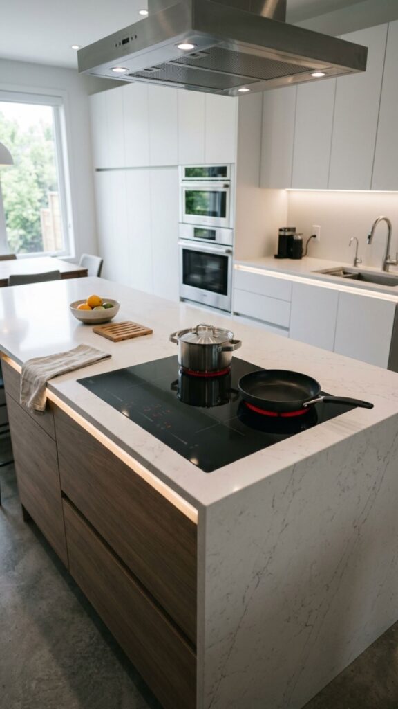 13. Install a Hidden Induction Cooktop