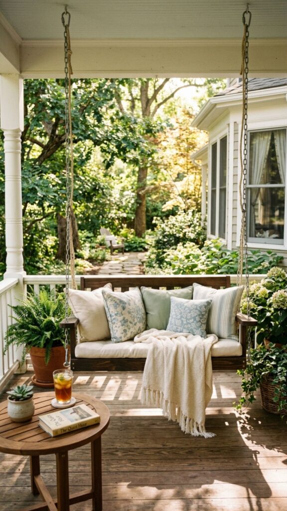 13. Install a Porch Swing