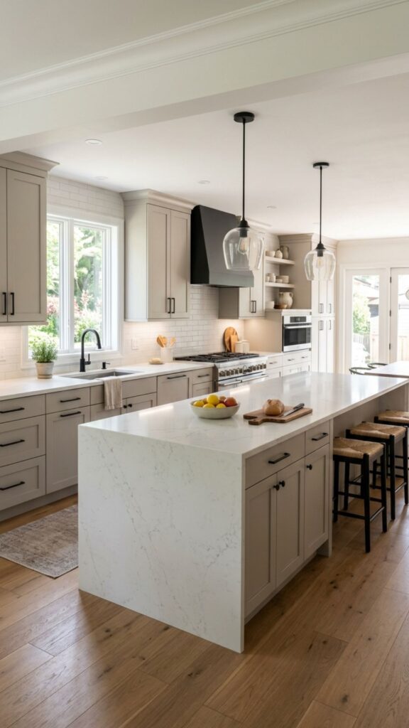 13. Match the Island to Your Cabinets