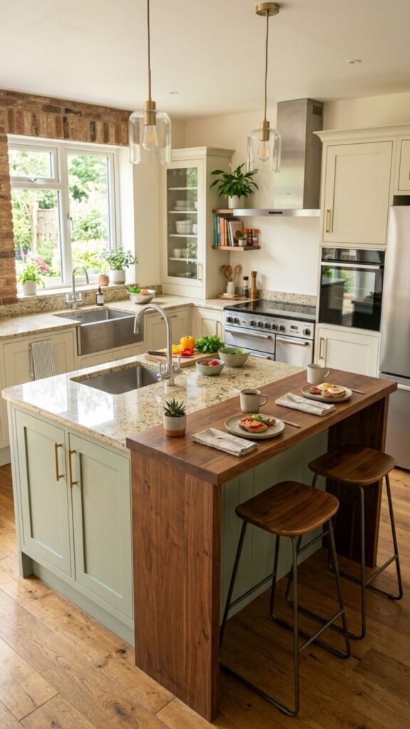 13. Maximize Space With a Two-Tier Island