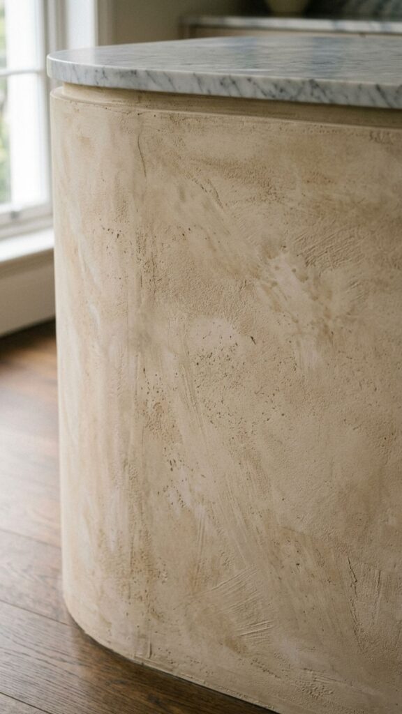 13. Neutral Plaster or Limewash Finish