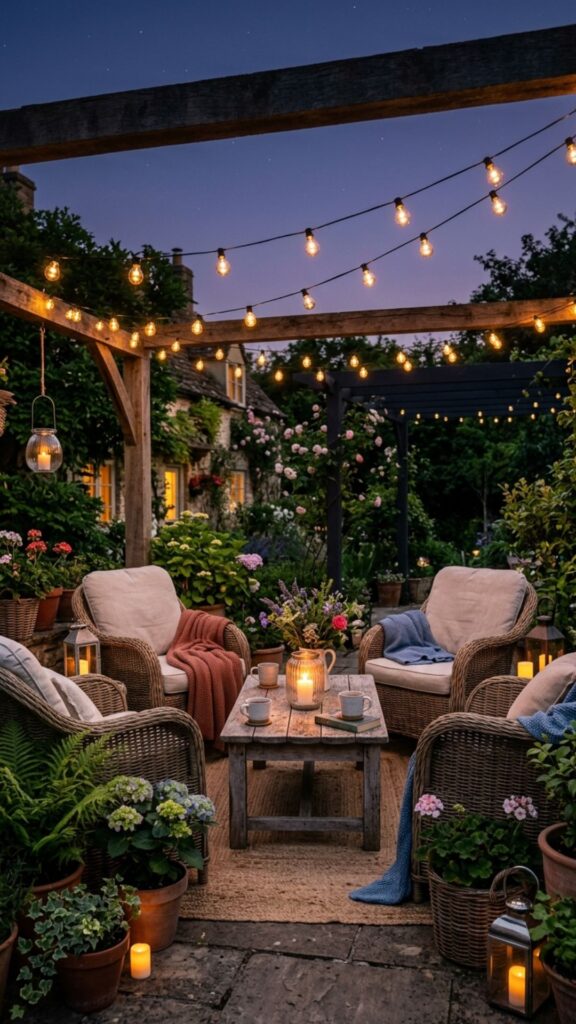 13. Set Up a String-Light Canopy