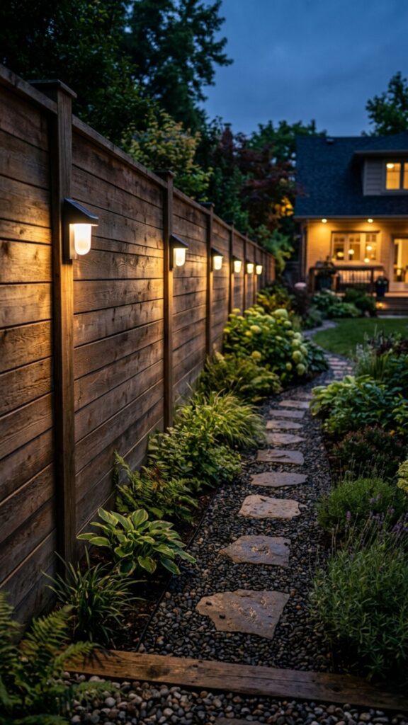 13. Solar Fence and Wall Lights