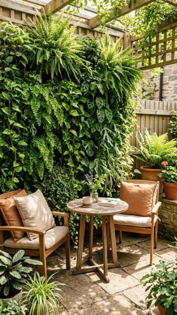13. Use Vertical Gardens to Save Space