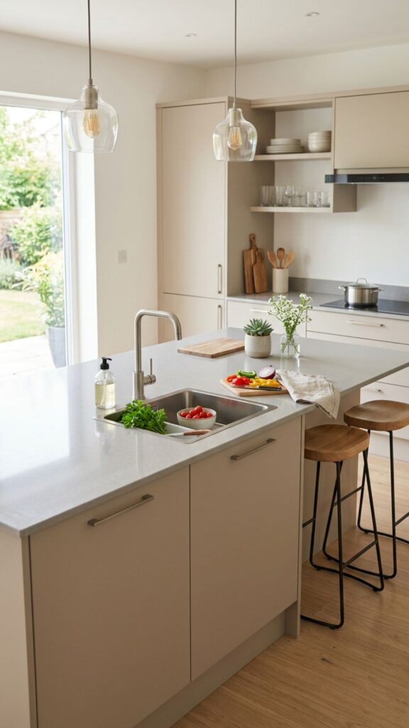 14. Add a Prep Sink to Keep the Main Zone Clean