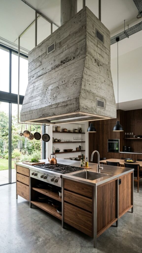 14. Brass or Gold Accented Hood