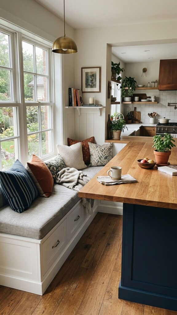 14. Corner Nook With Bench Seating
