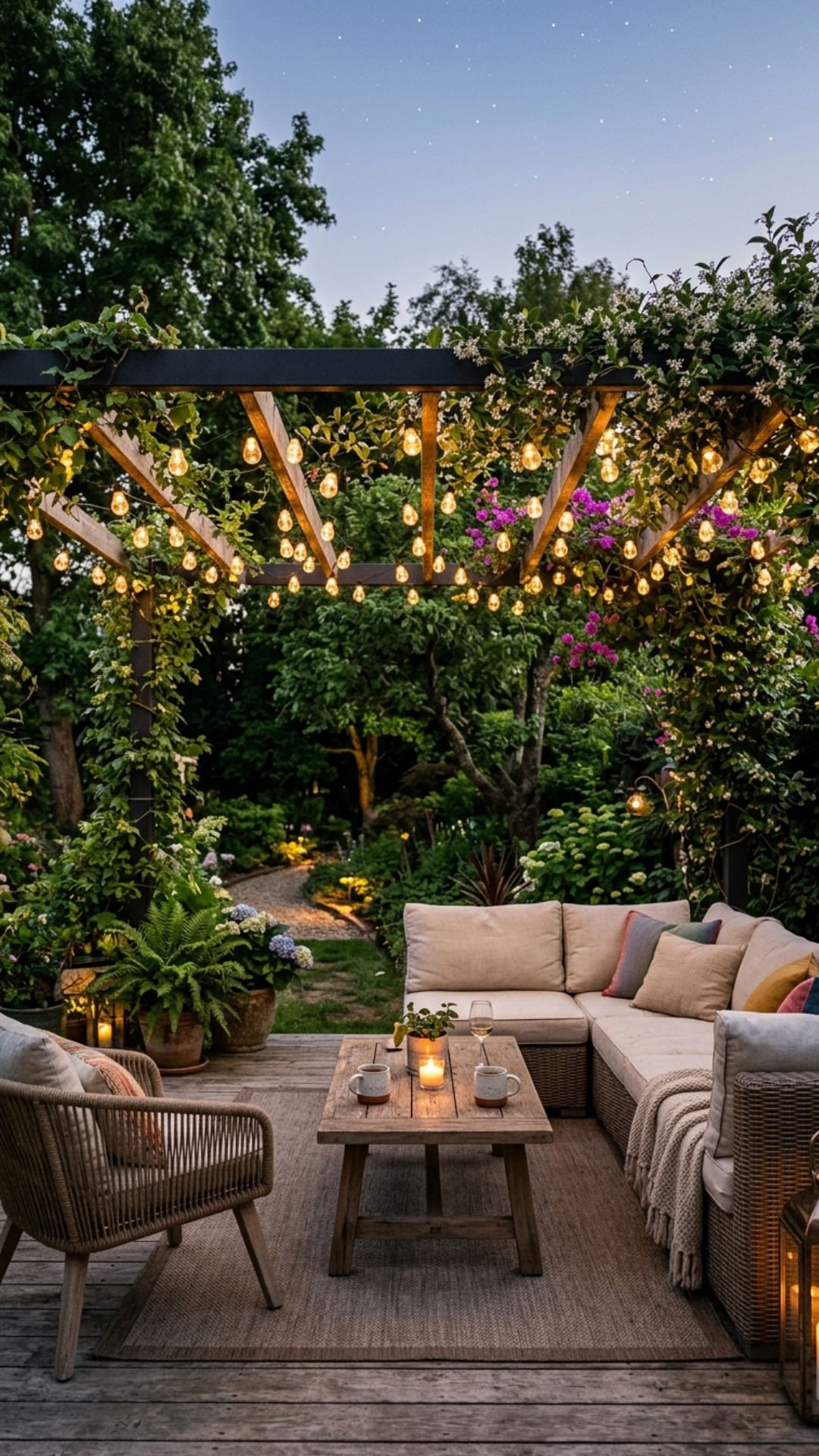14. Frame the Space With a Pergola