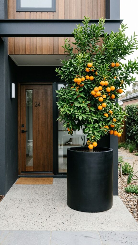 14. Go Bold with Oversized Planters