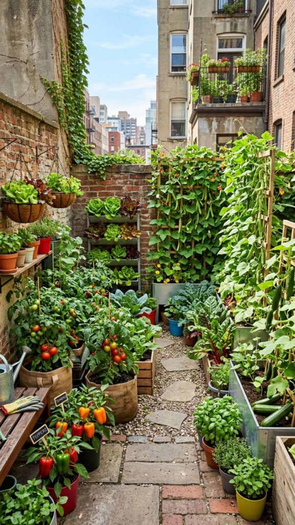 14. Grow Vegetables in Small Spaces