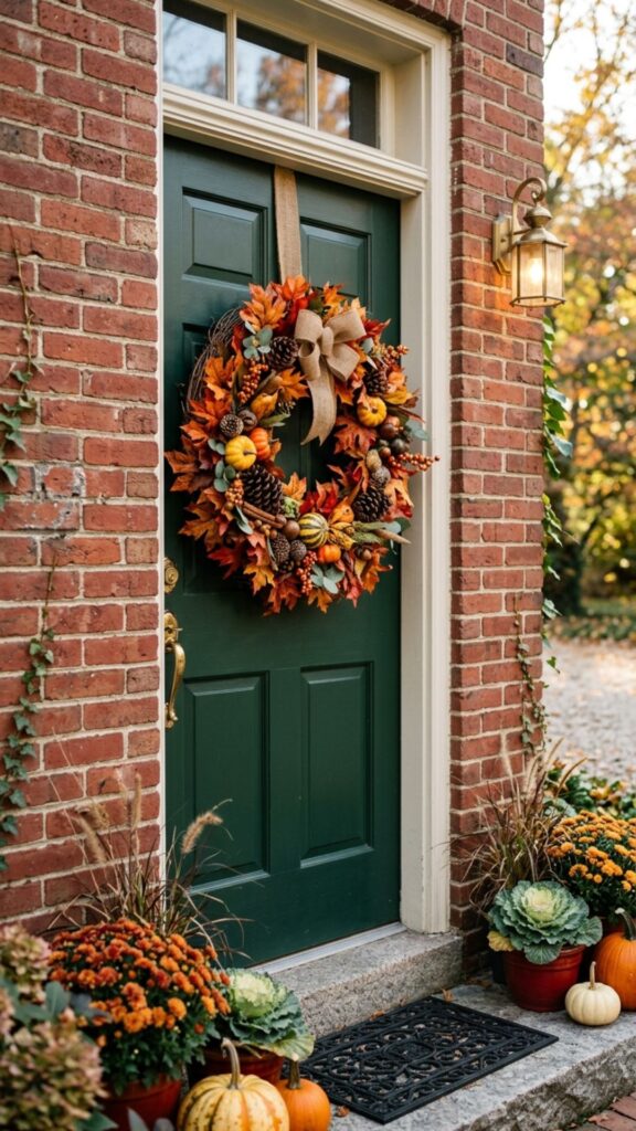 14. Hang a Seasonal Wreath