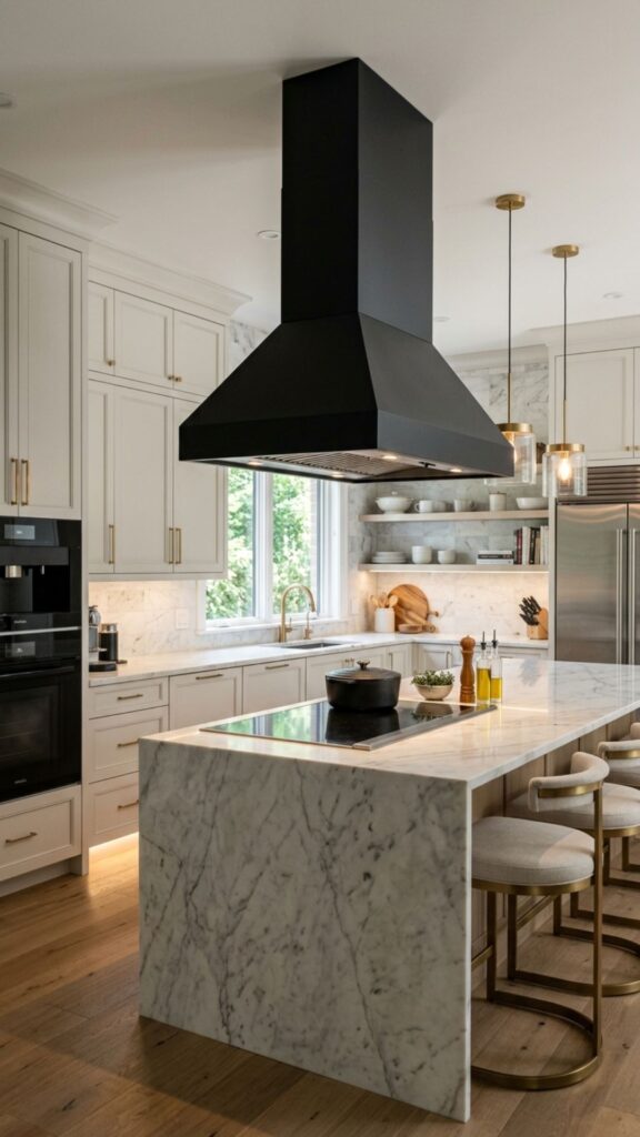 14. Install a Statement Range Hood Above