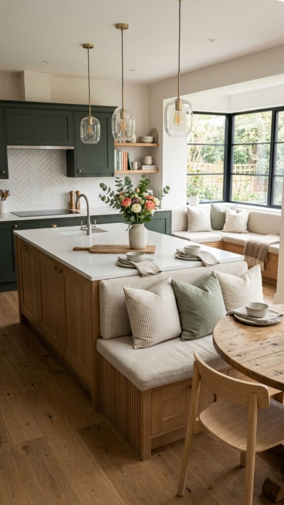 14. Integrated Seating Nooks