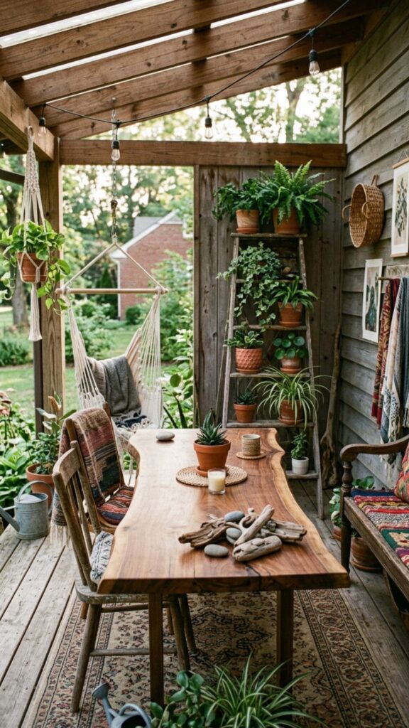 14. Layer Natural Wood Accents