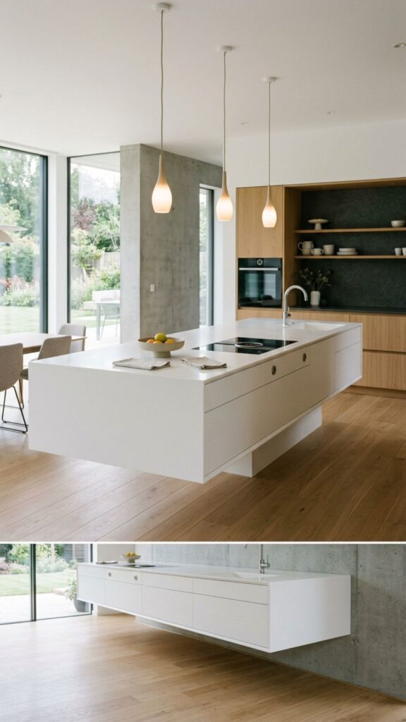 14. Minimalist Floating Island