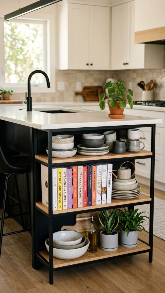 14. Open Shelving Display