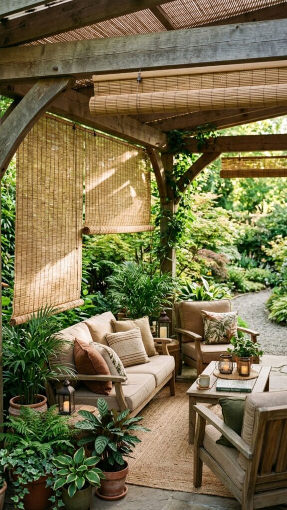14. Outdoor Privacy Blinds