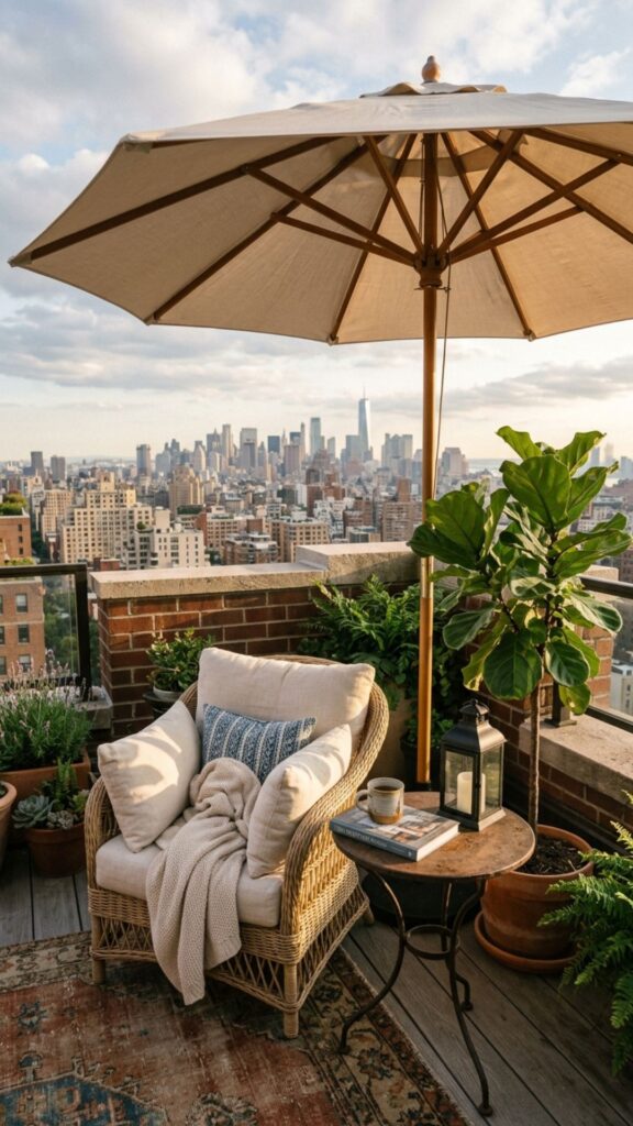 14. Set Up a Shaded Reading or Meditation Nook