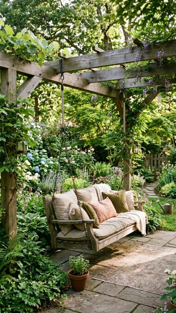 14. Suspended Deck Swing