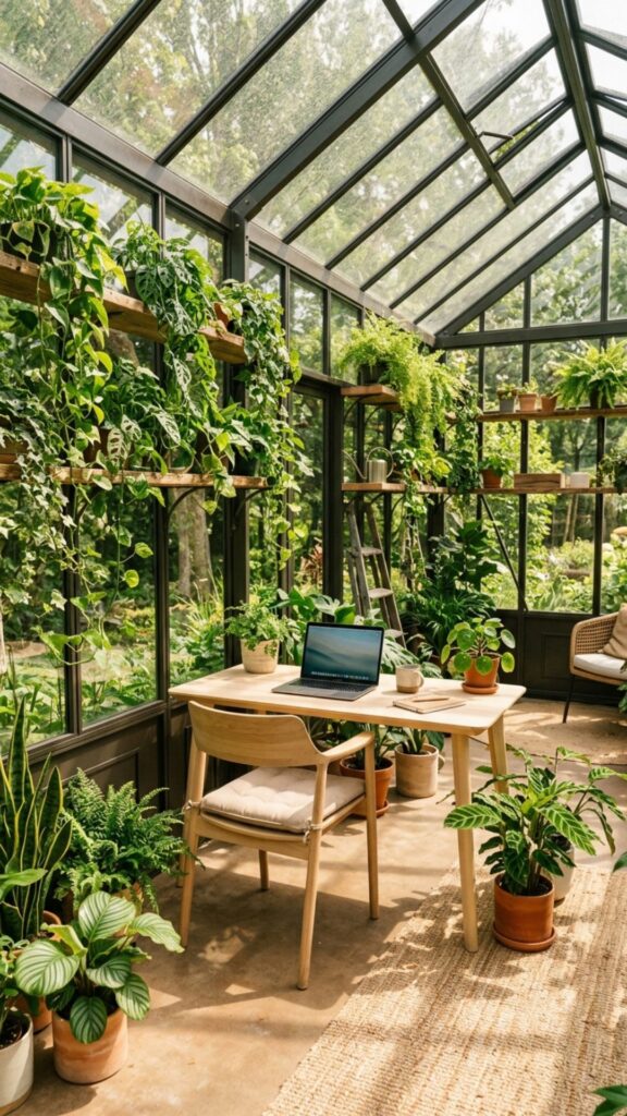 14. The Converted Greenhouse Office