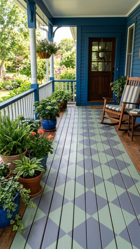 15. A Painted Porch Floor