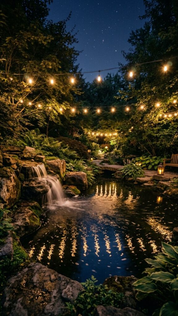15. Accent a Water Feature