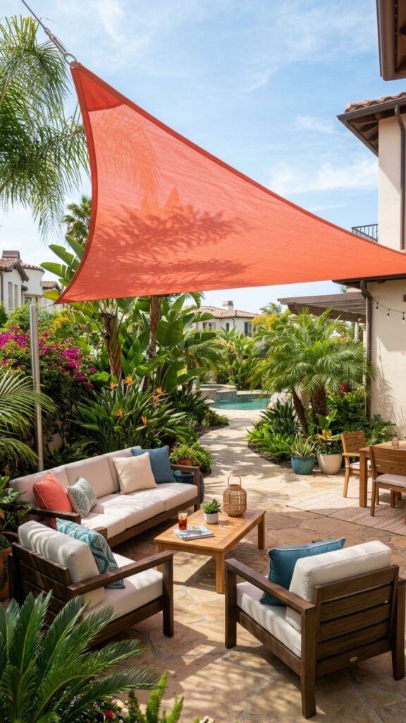 15. Add a Canopy, Pergola, or Shade Sail
