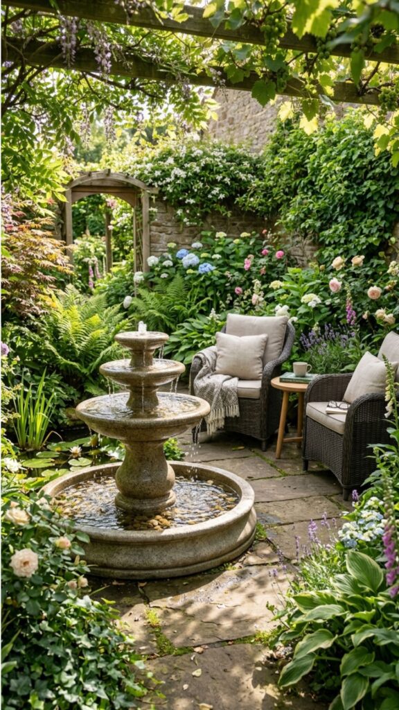 15. Add a Water Feature for Calm