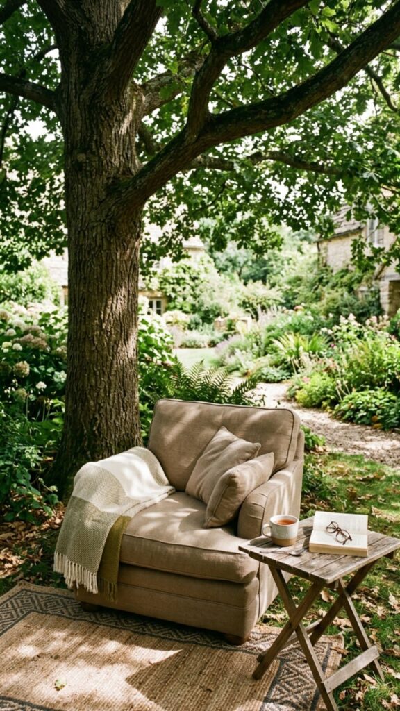 15. Build a Nook Under a Shade Tree
