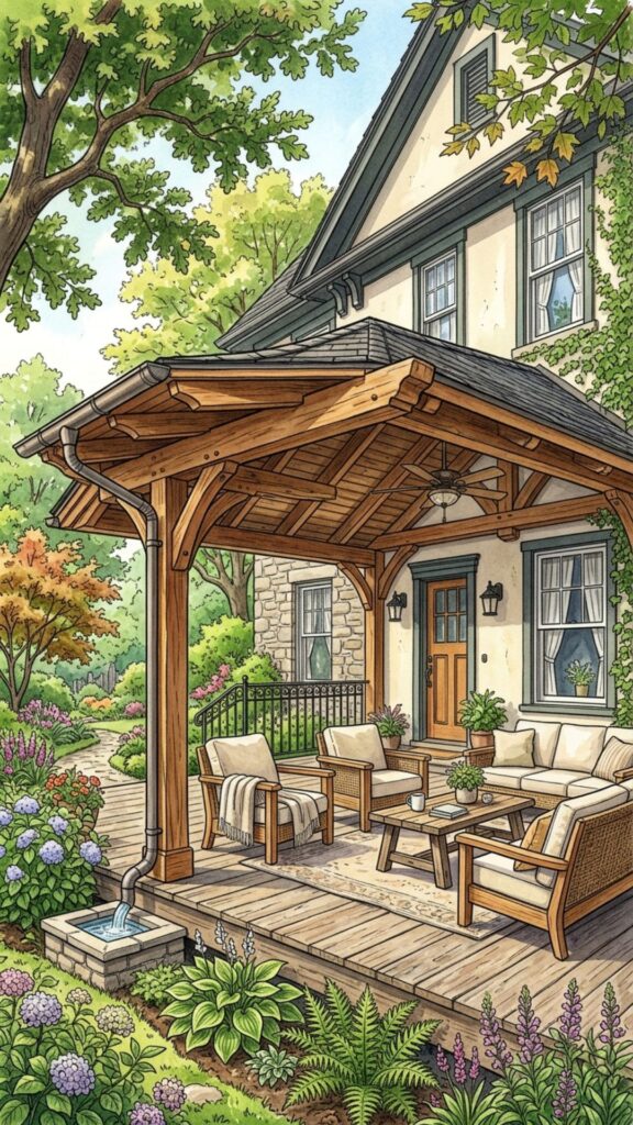 15. Build a Porch Roof Extension