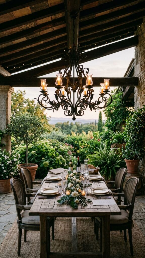 15. Chandeliers for Covered Patios