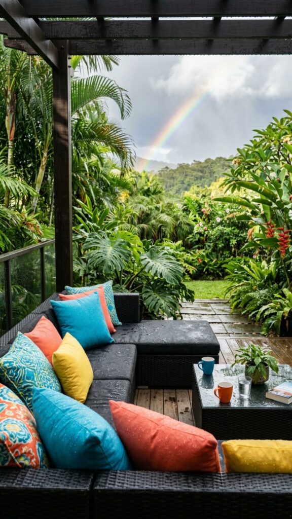 15. Choose Quick-Dry Cushions and Fabrics