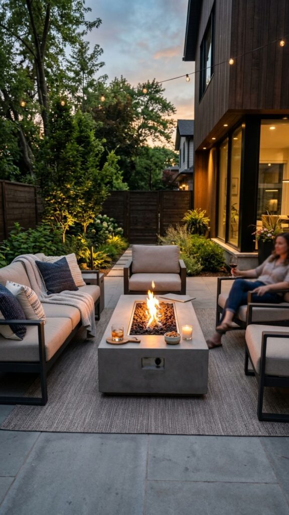 15. Choose a Sleek Fire Feature