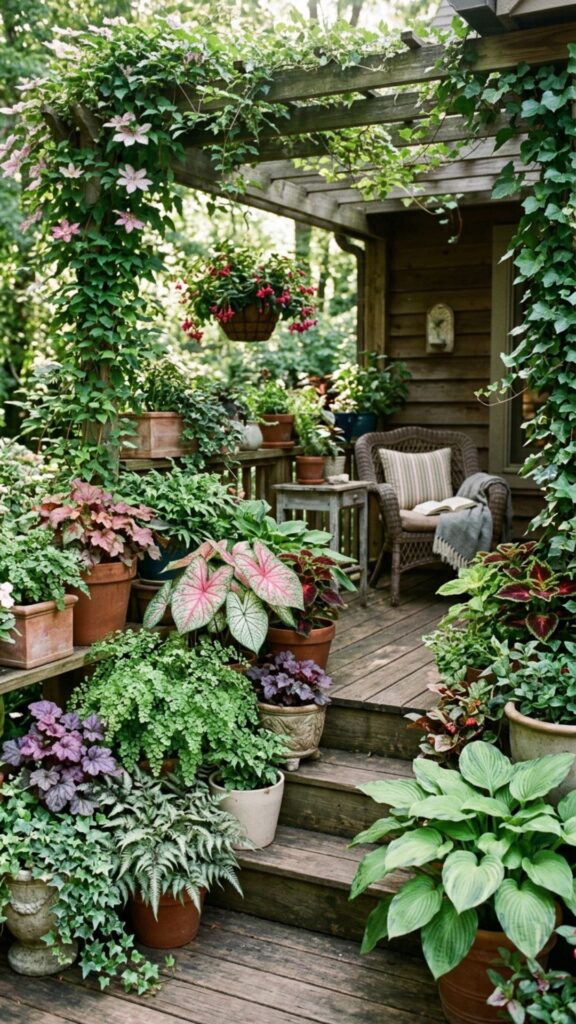15. Container Garden Porch