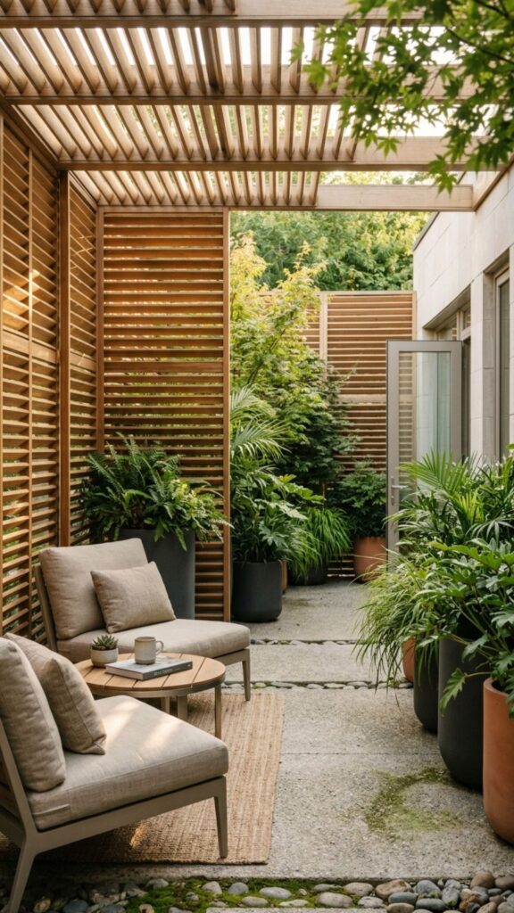15. Create Privacy With Screens