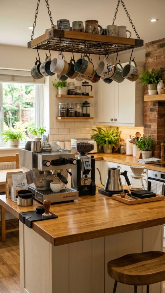 15. Create a Dedicated Coffee or Beverage Station