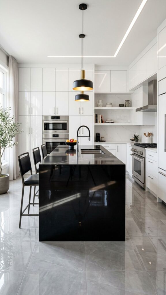 15. Curved Island Design