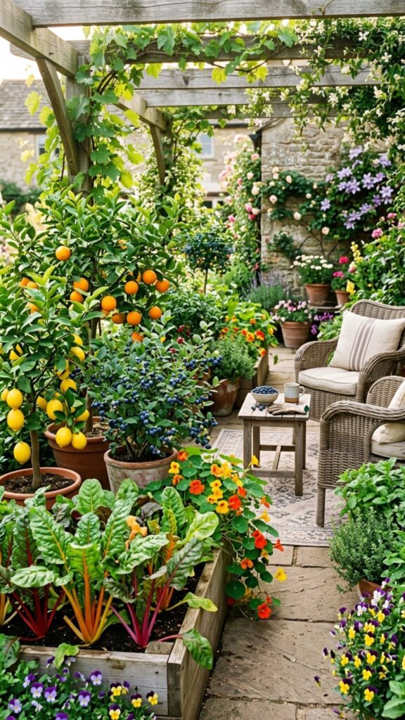 15. Edible Landscape Patio