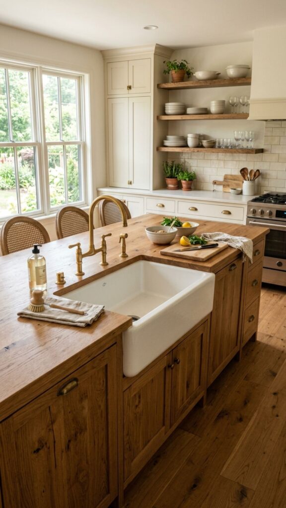 15. Feature a Farmhouse Sink